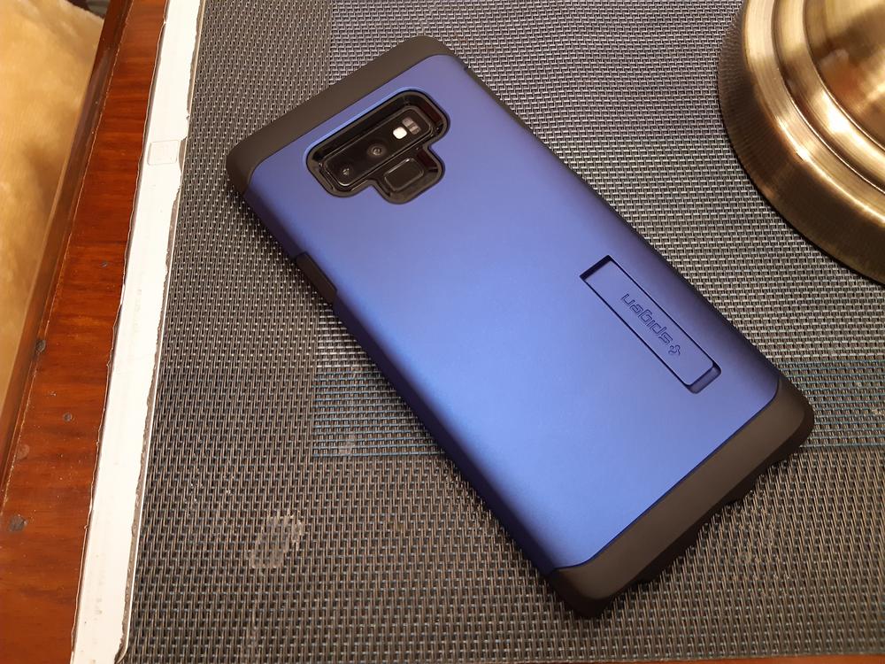 Samsung Galaxy Note 9  Spigen Original Tough Armor Dual Layer Case - Ocean Blue - Customer Photo From Shahrokh