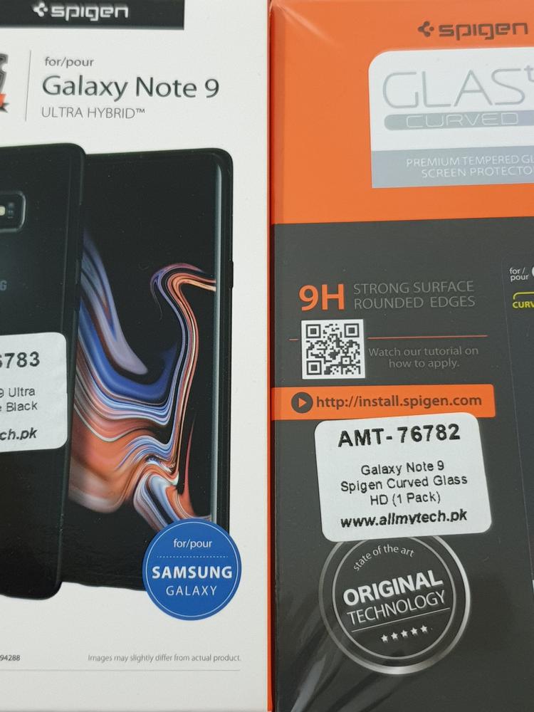 Spigen Galaxy Note 9 Case Ultra Hybrid Matte Black 599CS24574 - Customer Photo From ALI SHAIKH