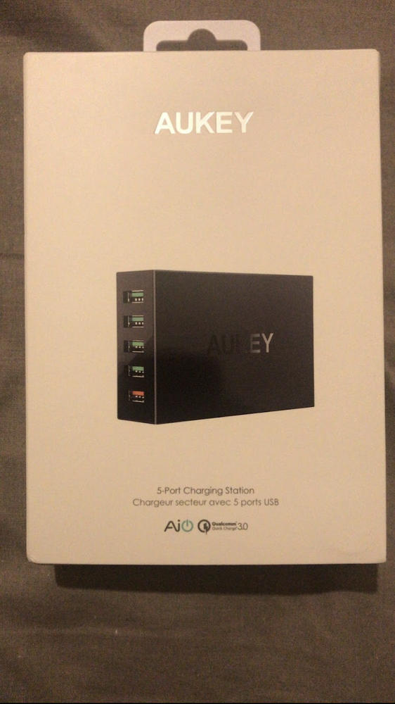 AUKEY 5-Port 54W Desktop Charger with QC 3.0 - Black - PA-T15 - Customer Photo From Shehroz Ayub