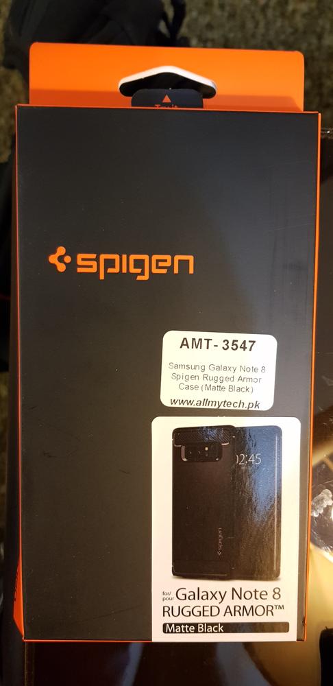 Samsung Galaxy Note 8 Spigen Original Rugged Armor Case - Customer Photo From Asim Altaf
