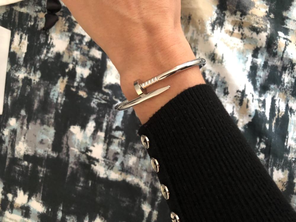 Bangle Clou - Argent - Customer Photo From Emilie f.