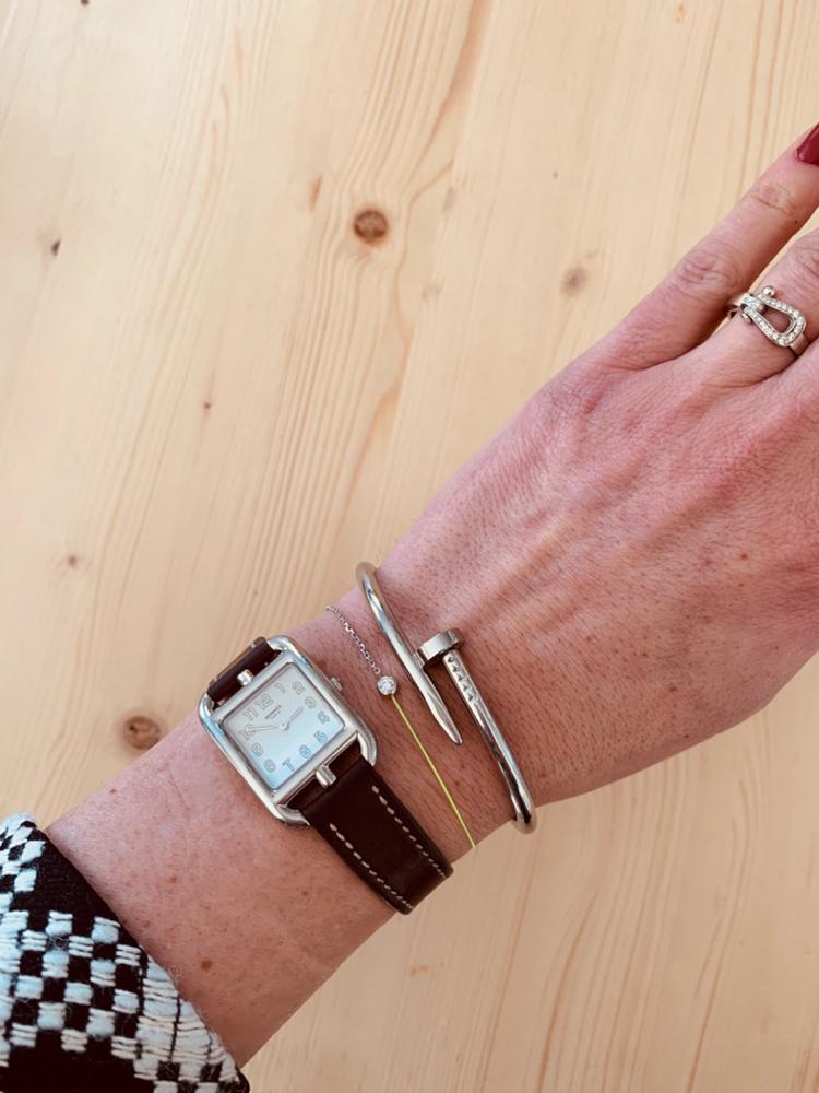 Bangle Clou - Argent - Customer Photo From Julie C.