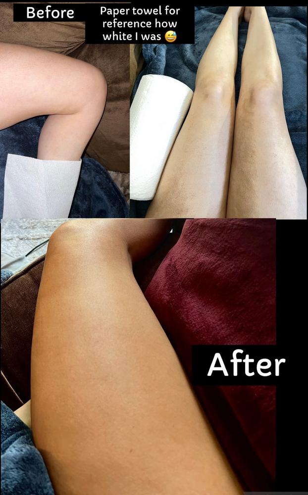 Dark Sunless Tanning Mousse - Customer Photo From Lindsey