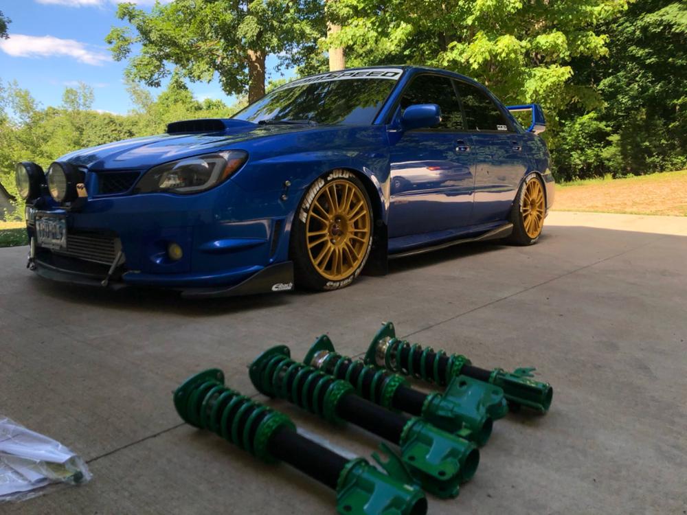 TEIN Flex Z Coilovers Subaru WRX STI (05-07) w/ Front Camber Plates VS
