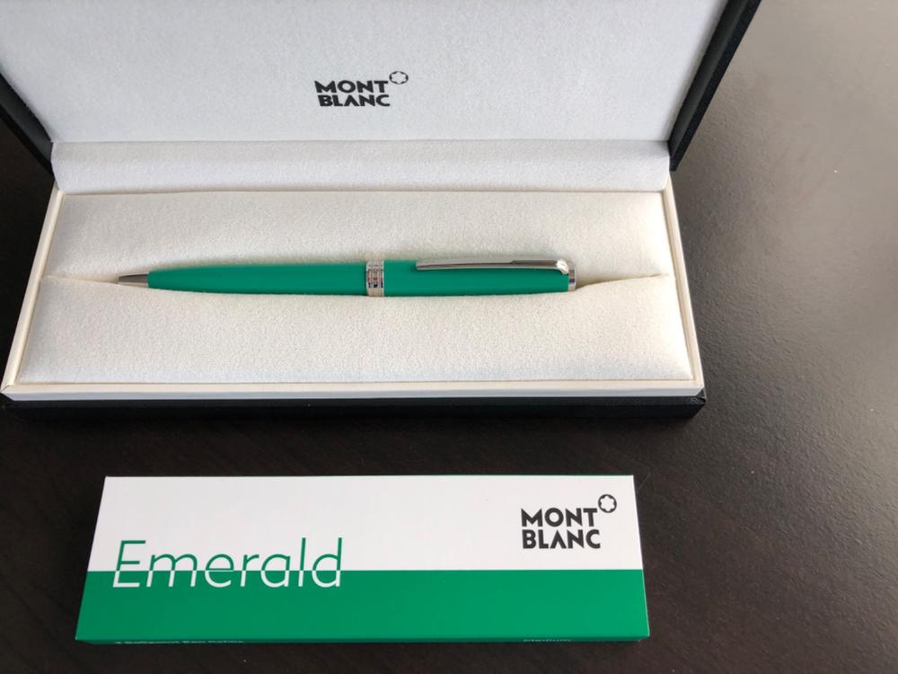 Montblanc Ballpoint Refill Emerald Green Medium (2 Per Pack) Pen