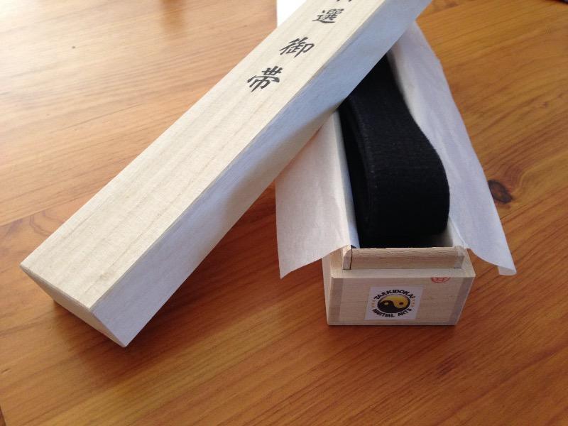 Belt Wood Box - Customer Photo From Amanda P.