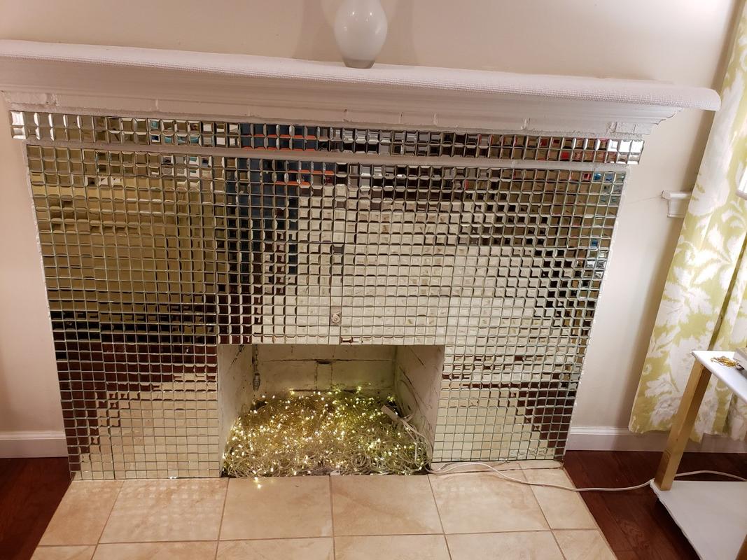 10 Pack 12"x12" Silver Peel and Stick Backsplash Mirror Wall Tiles