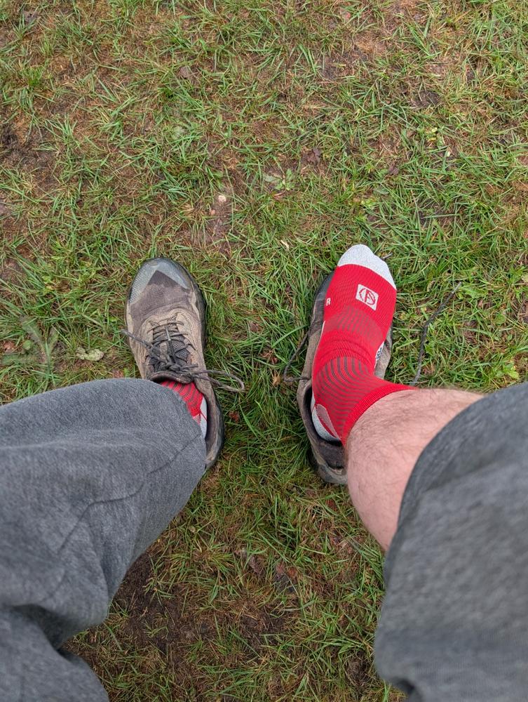 Performance Running Socks - Quarter - Customer Photo From Chris Ward
