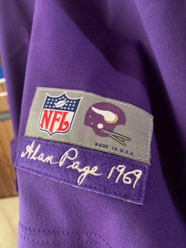 Alan Page Minnesota Vikings Nike Game Retired Player Jersey - Purple