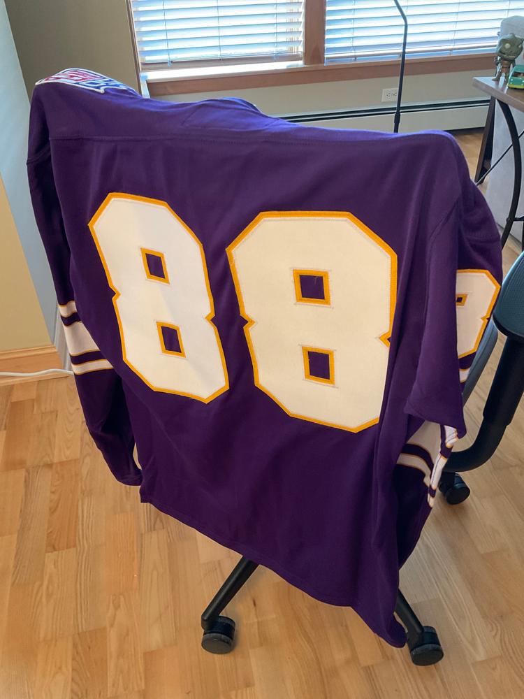 ALAN PAGE  Minnesota Vikings 1969 Wilson Throwback Home NFL