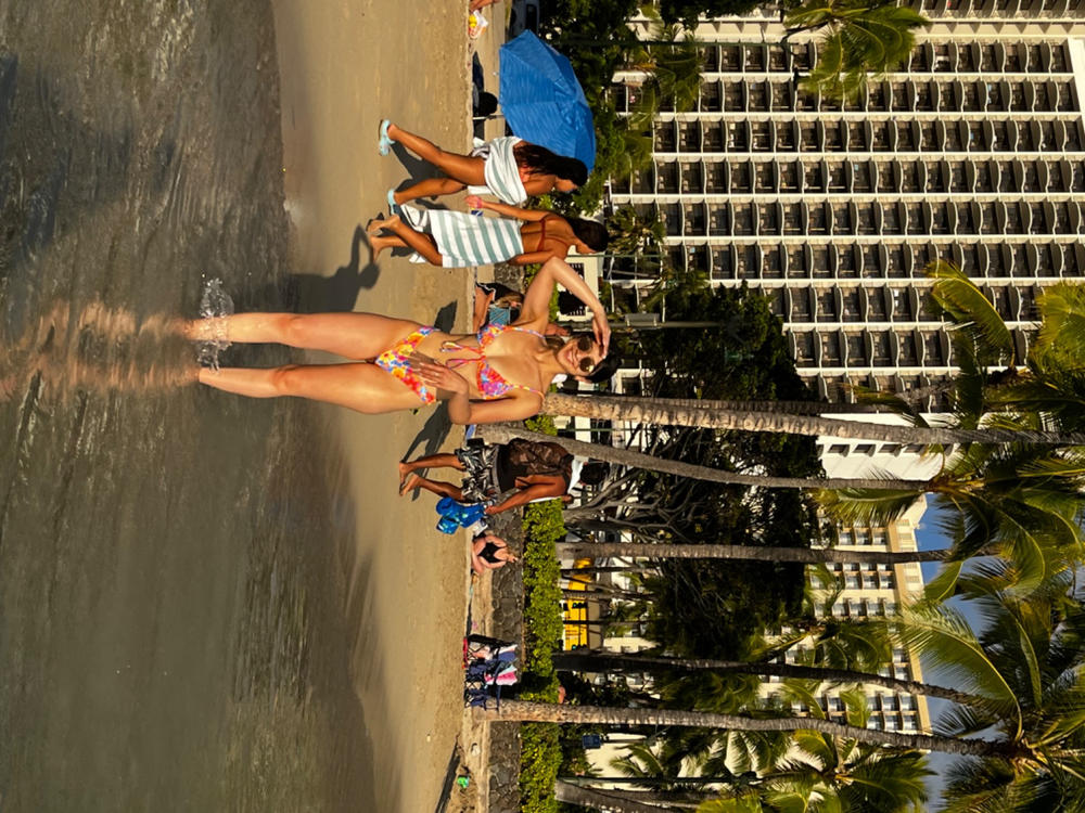 Y Cheeky Bikini Bottom - Sapphire Sun - Customer Photo From Vanessa Avina