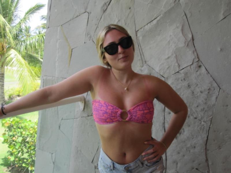 Strapless Bandeau Bikini Top - La Isla - Customer Photo From ava faber