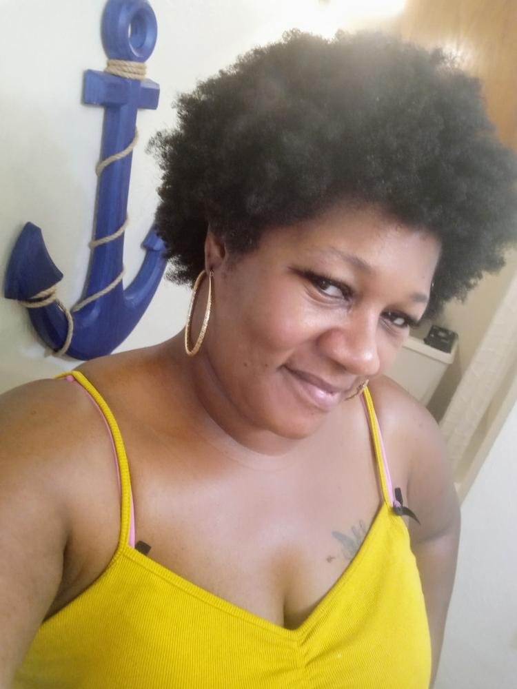 Born Curly Argan Leave-In Conditioner - Customer Photo From pamela campbell