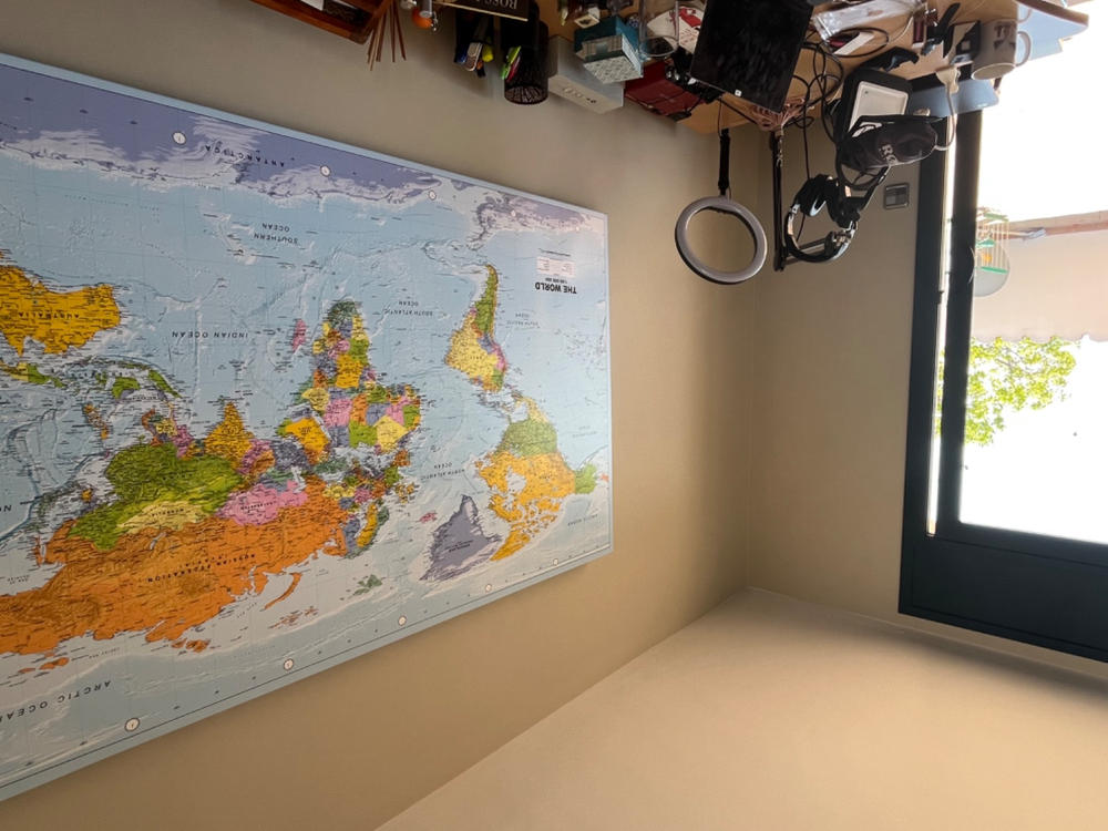 Push Pin World Map - Political (Detailed) - Customer Photo From Elizabeth Perry