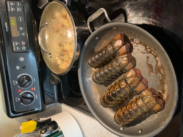 Stuffed Maine Lobster Tail Dinner for 4 - Customer Photo From Ida Horn