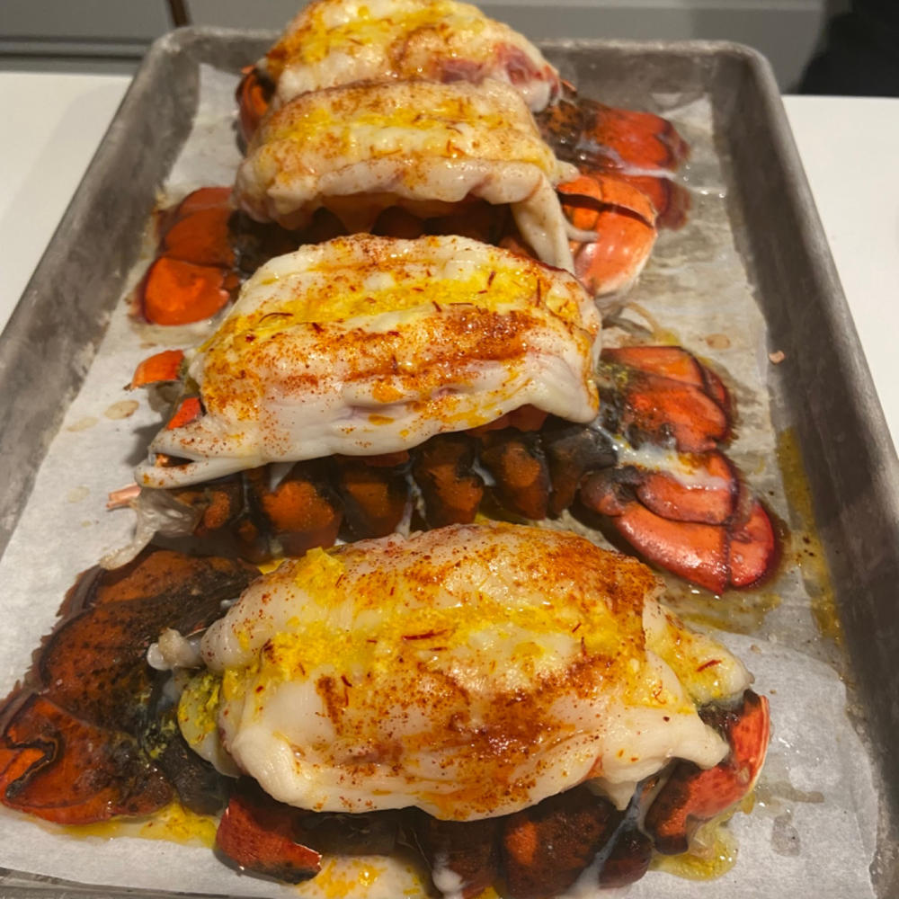 Over-Sized Maine Lobster Tails (6-7oz) - Customer Photo From Jenna Schwartzhoff