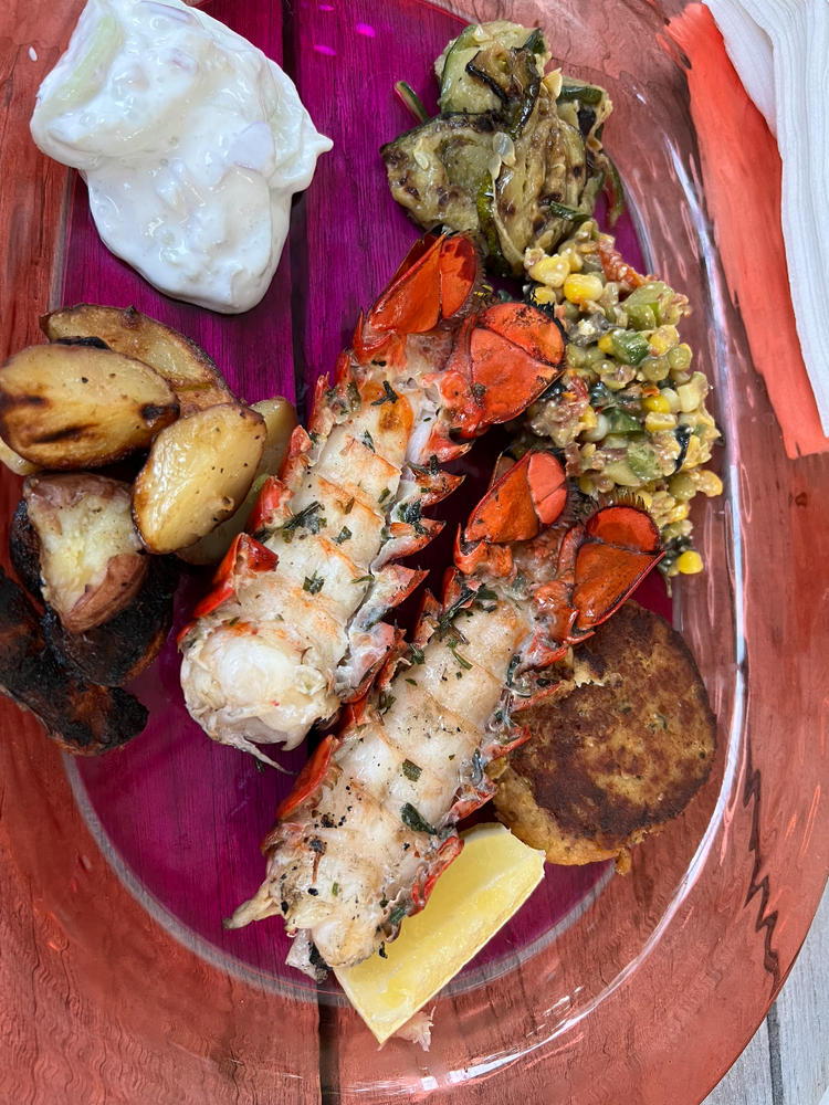 Maine Lobster Tail Feast - Customer Photo From Christina Luparello