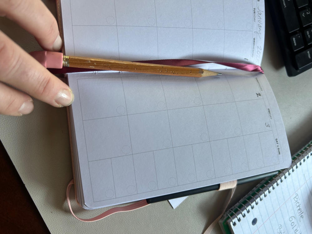 Pocket Weekly Planner - All Of Your Goals in One Pocket - Customer Photo From Deb Greaney