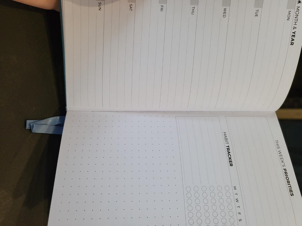 Pocket Weekly Planner - All Of Your Goals in One Pocket - Customer Photo From Dakota Brown