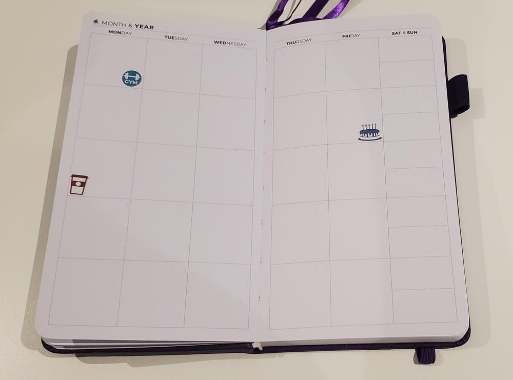 Pocket Weekly Planner - All Of Your Goals in One Pocket - Customer Photo From Sylvie