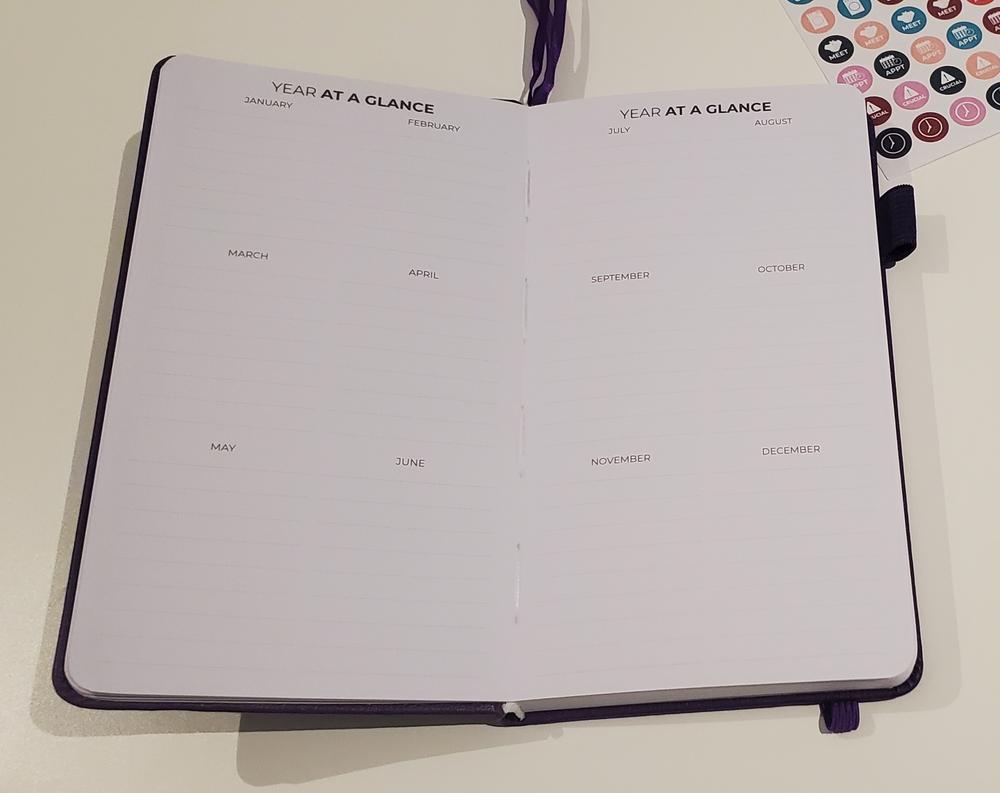 Pocket Weekly Planner - All Of Your Goals in One Pocket - Customer Photo From Sylvie