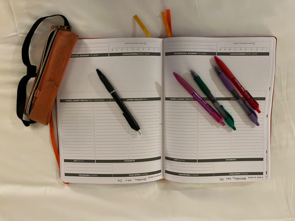 Planner Daily PRO - lasts 3 months - Customer Photo From Megan Corder