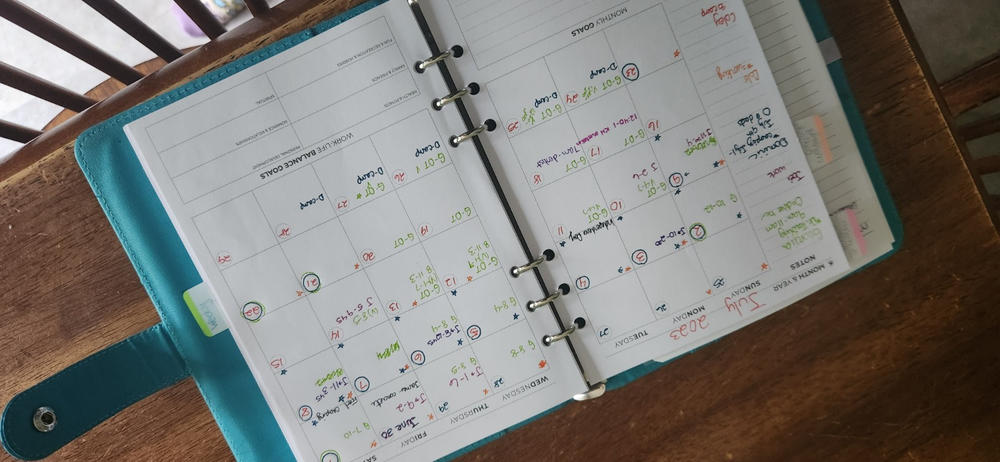 Weekly Planner Binder -Stay On Track & Never Miss Important Dates - Customer Photo From Laura Kenworthy