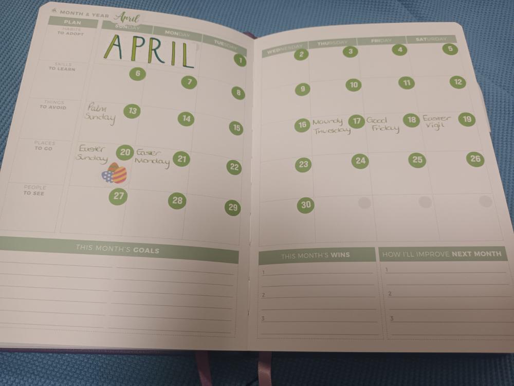 Weekly Planner 2nd Edition (A5) - Customer Photo From Hannah Smallbone