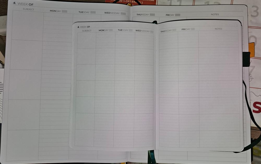 Teacher Planner A4 - Customer Photo From Mellenie