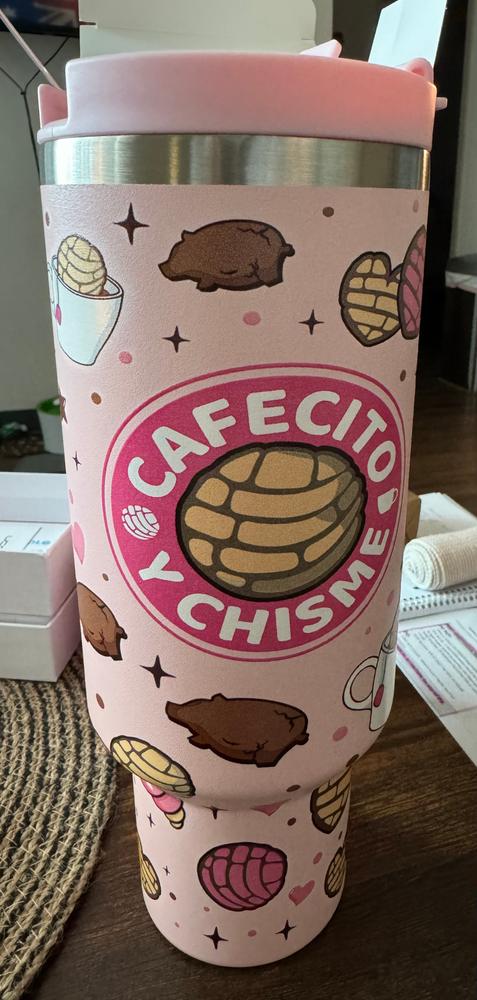 Cafecito & Chisme 40 oz Stainless Tumbler – MexiStuff