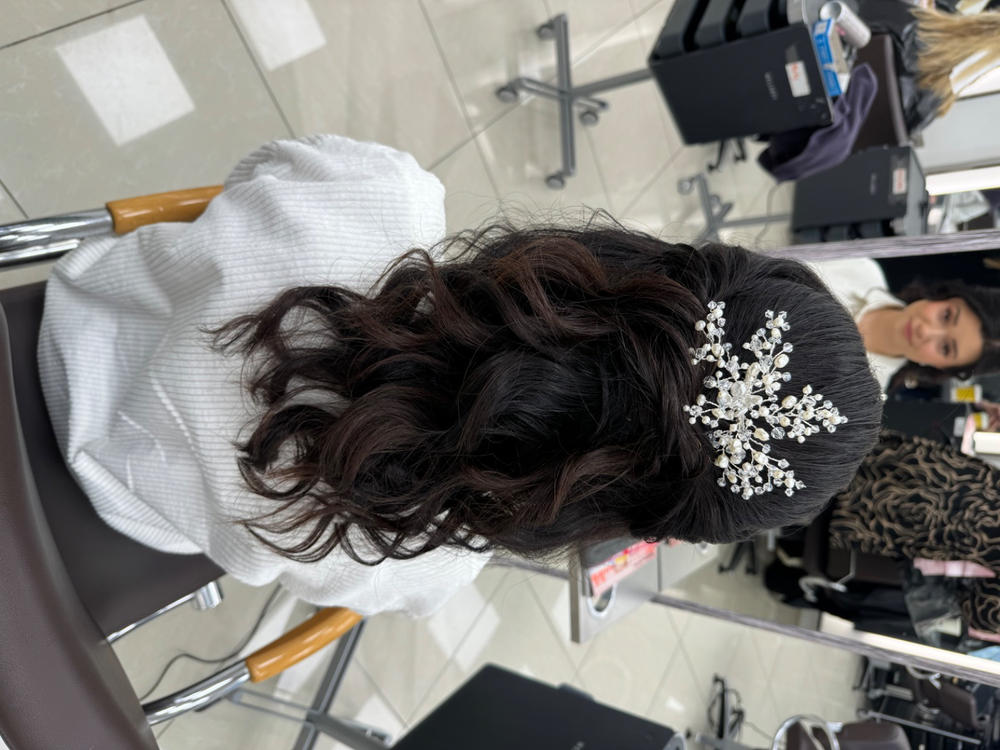 Gabriella Freshwater Pearl Bridal Comb - Customer Photo From Anonymous