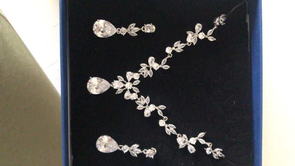 Antoinette Simulated Diamond Bracelet - Customer Photo From Alison Tilley