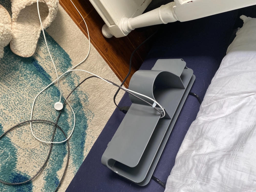 THE NIGHT CADDY® - The clutter-free solution to bedside storage & charging™ - Customer Photo From Brian Velasquez