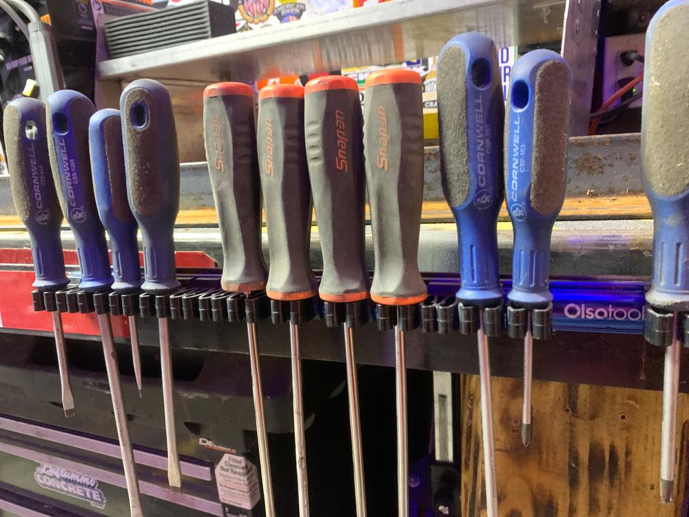 Magnetic Screwdriver Organizer - Customer Photo From Laflamme C.