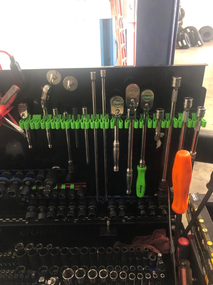 Magnetic Screwdriver Organizer - Customer Photo From Randy S.