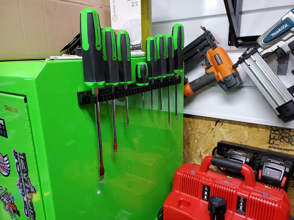 Magnetic Screwdriver Organizer - Customer Photo From Anthony P Myers