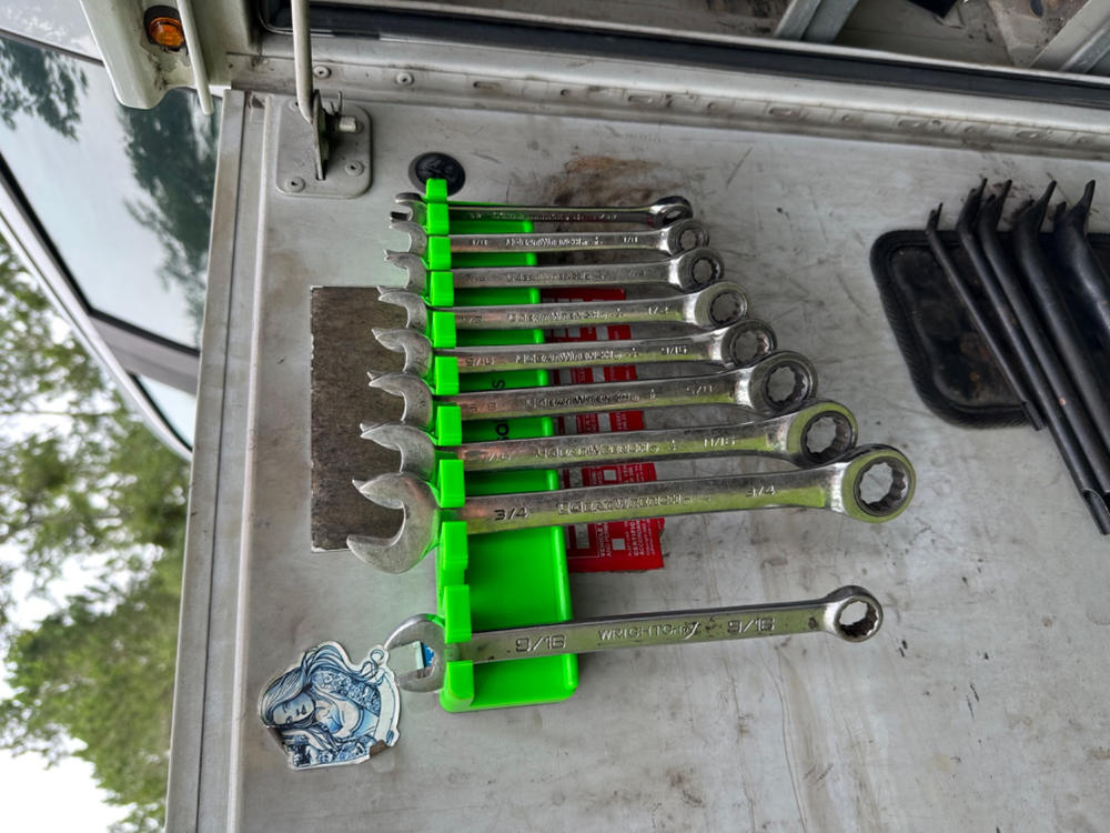 Magnetic Wrench Holders - Customer Photo From Pete C.