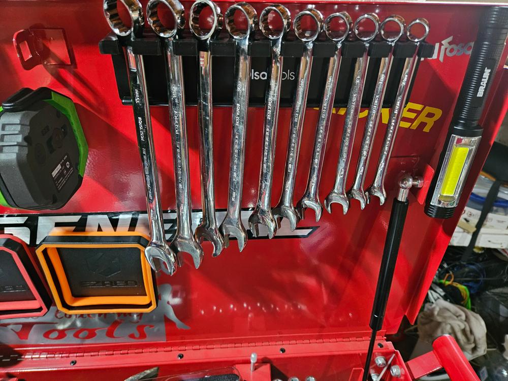 Magnetic Wrench Holders - Customer Photo From Jason 
