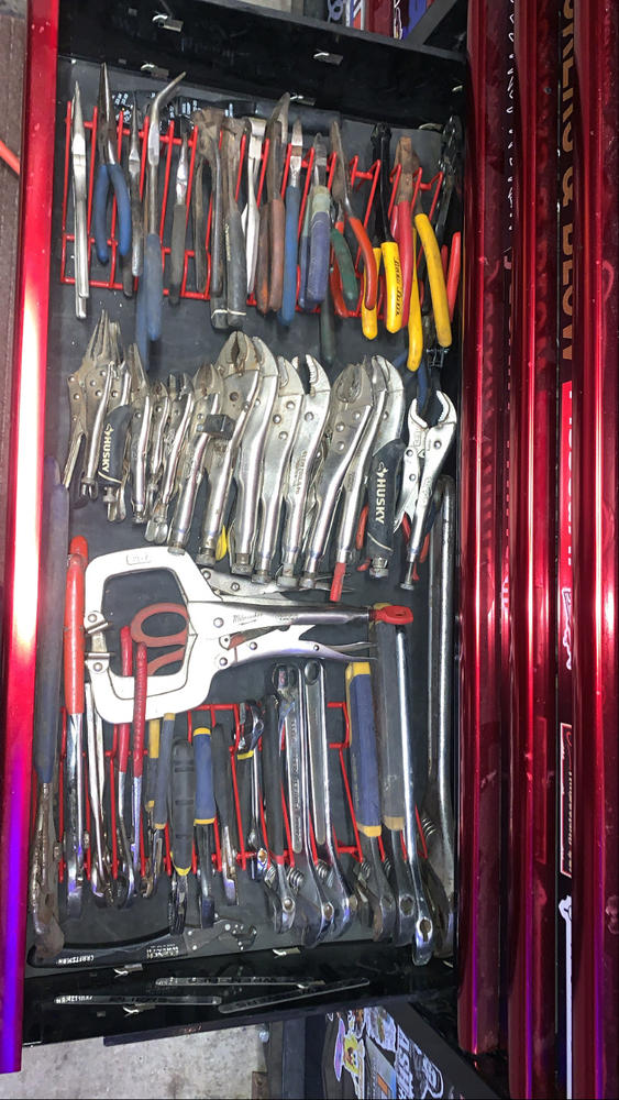 Plier Organizer Rack For Tool Box Drawer - Customer Photo From Laflamme Concrete llc