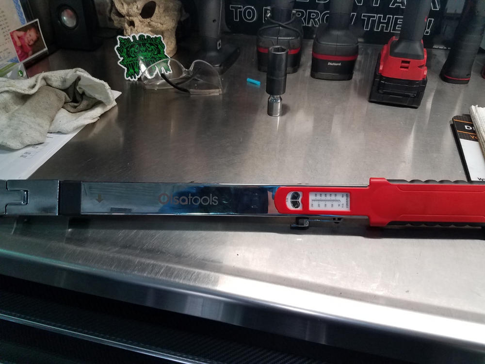 Split Beam Torque Wrench 1/2" Drive (50-250 ft-lb Torque Range) ±4% Accuracy - Customer Photo From Jason Whitley