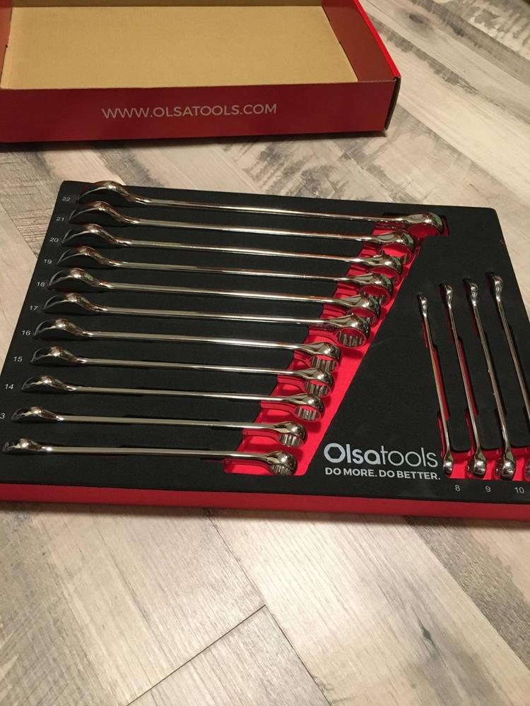15pc Combination Wrench Set - 15° Offset - Customer Photo From Son Vo