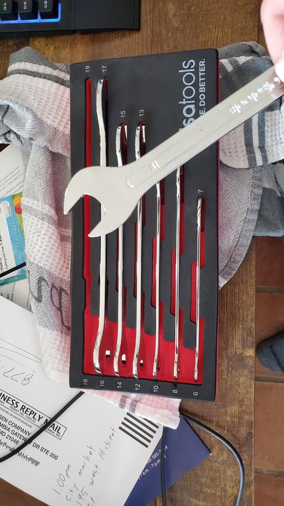 Slim Profile Wrench Sets - Customer Photo From Steven S.