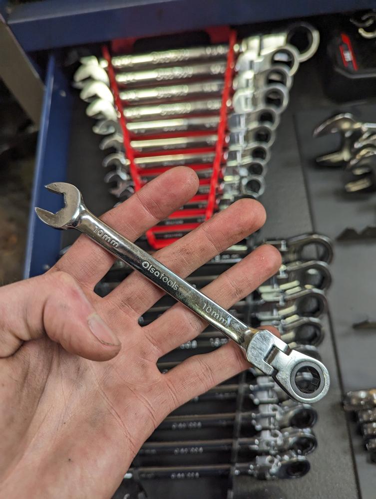 120 Tooth Ratcheting Wrench Set - Customer Photo From Christopher K.