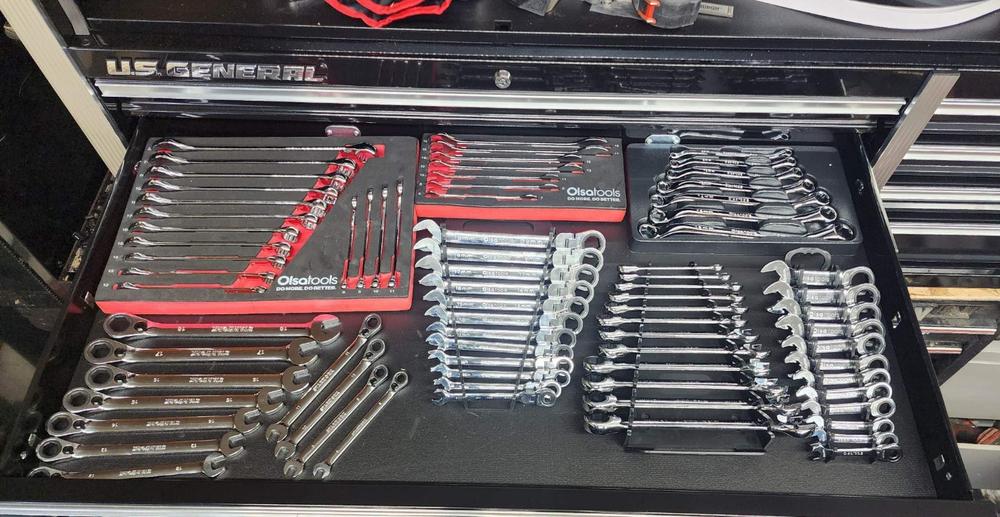120 Tooth Ratcheting Wrench Set - Customer Photo From Michael O.