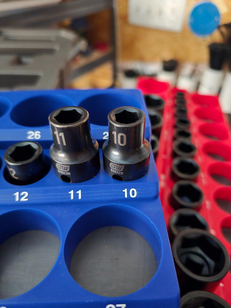 3-Row Magnetic Socket Holder - Customer Photo From Jeff Edgington