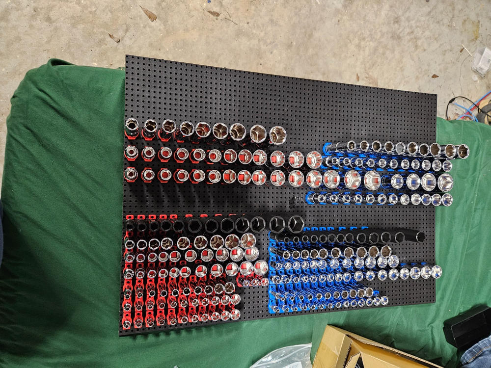Toolgrid Tool Organizer Boards (2 Pack) - Customer Photo From Derrick H.
