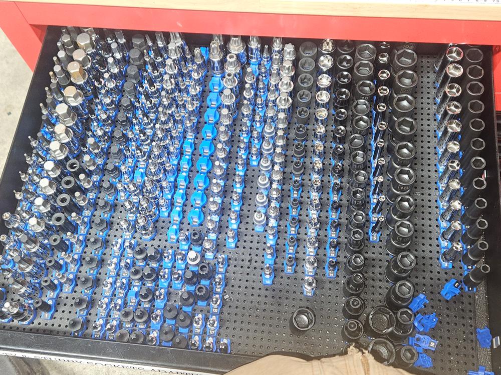 Toolgrid Socket Holder Clips - Customer Photo From Samuel j