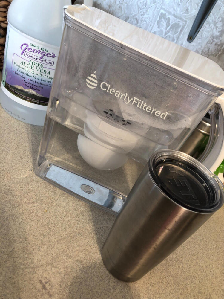 Water Filter Pitcher Clearly Filtered Water Pitcher