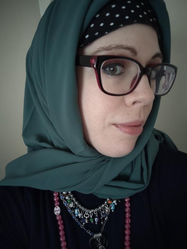 Medine Ipek Chiffon Square Hijab - Leaf Green - Customer Photo From Erica D.
