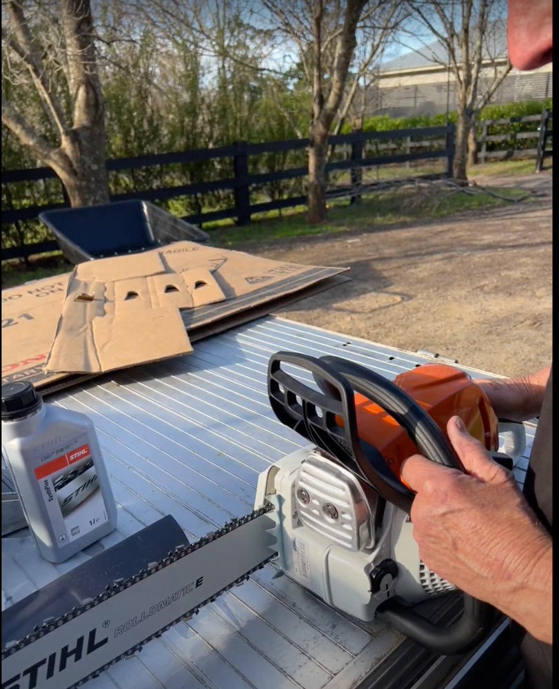 Stihl MS251C-BEQ Petrol Chainsaw - Customer Photo From Edward Mandla